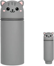 Etui 2 in 1 in silicone per bambini con rilascio rapido e pen holder con chiusura a raccordo per scuola per ragazze e ragazzi