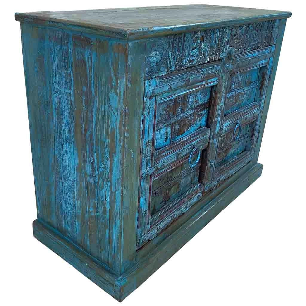 Credenza in legno fatta a mano 117x50x89h cm