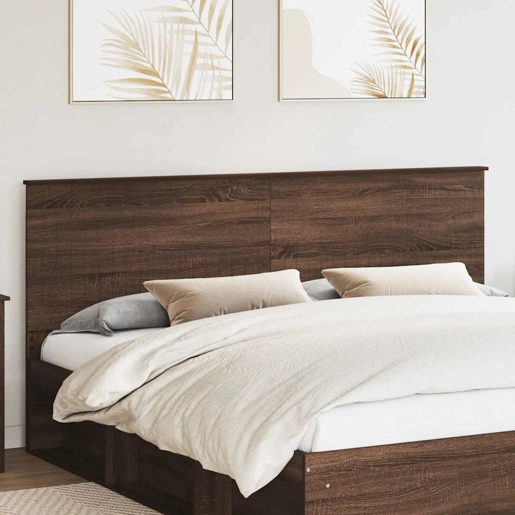 Testiera-Testata-Testiera Decorativa Rovere Marrone 200 cm Legno multistrato 858860