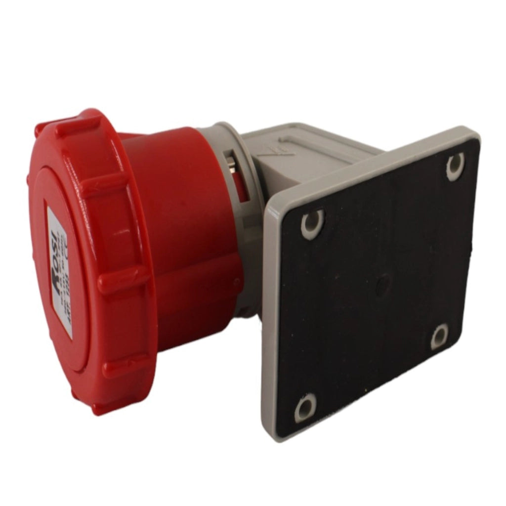 Presa fissa da parete 90 3P+T 16A 380V 50/60Hz IP67 Rosi