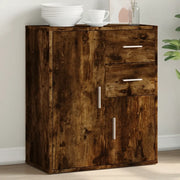 Credenza Rovere Fumo 60x31x70 cm in Legno Multistrato