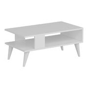 Tavolino con spazio di archiviazione 40 x 90 x 45 cm bianco 03_0008462
