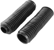 Foglio di protezione per forcella - 2 pezzi - Gomma - Dampipad - Copertura per forcella - 23 cm - Nero - Protezione contro la polvere e i lubrificanti