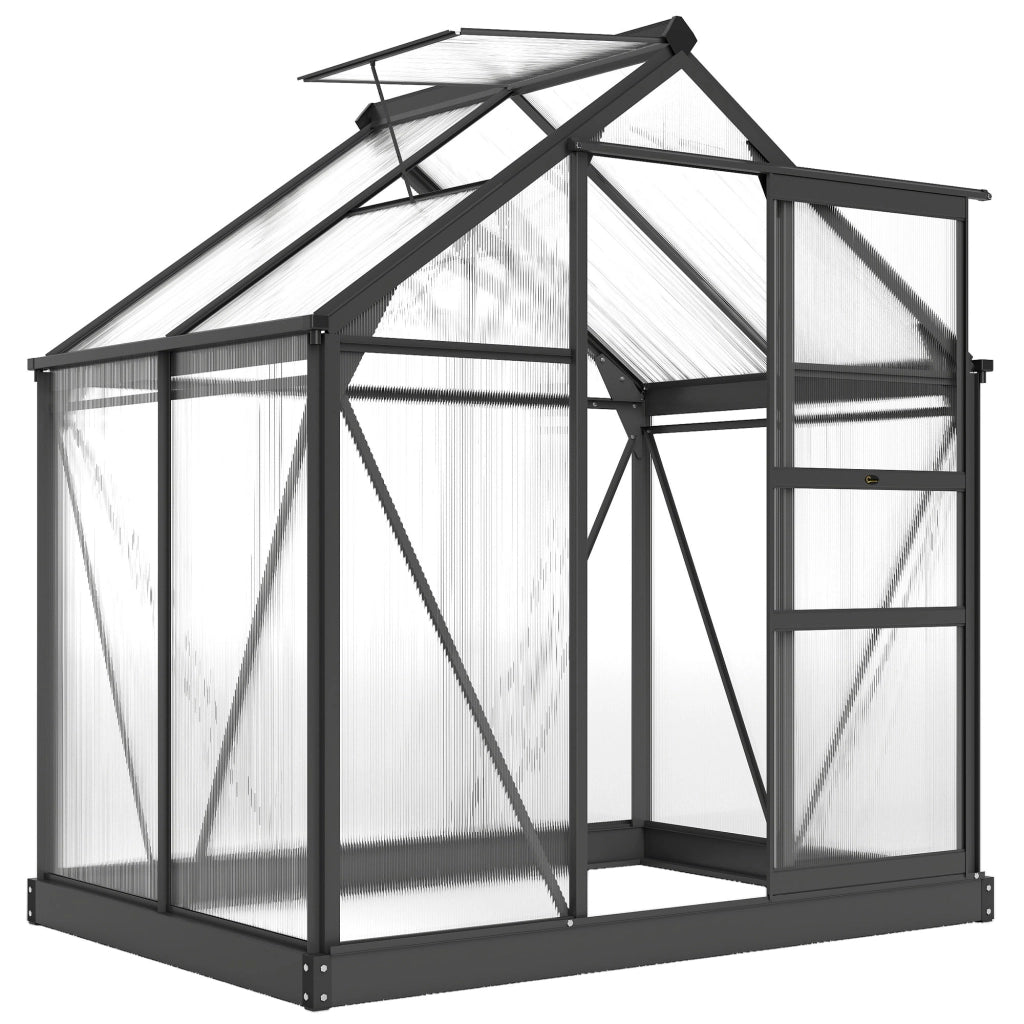 Serra da giardino in polycarbonate ¨C zephmum ¨C 190x132x201 cm grigio