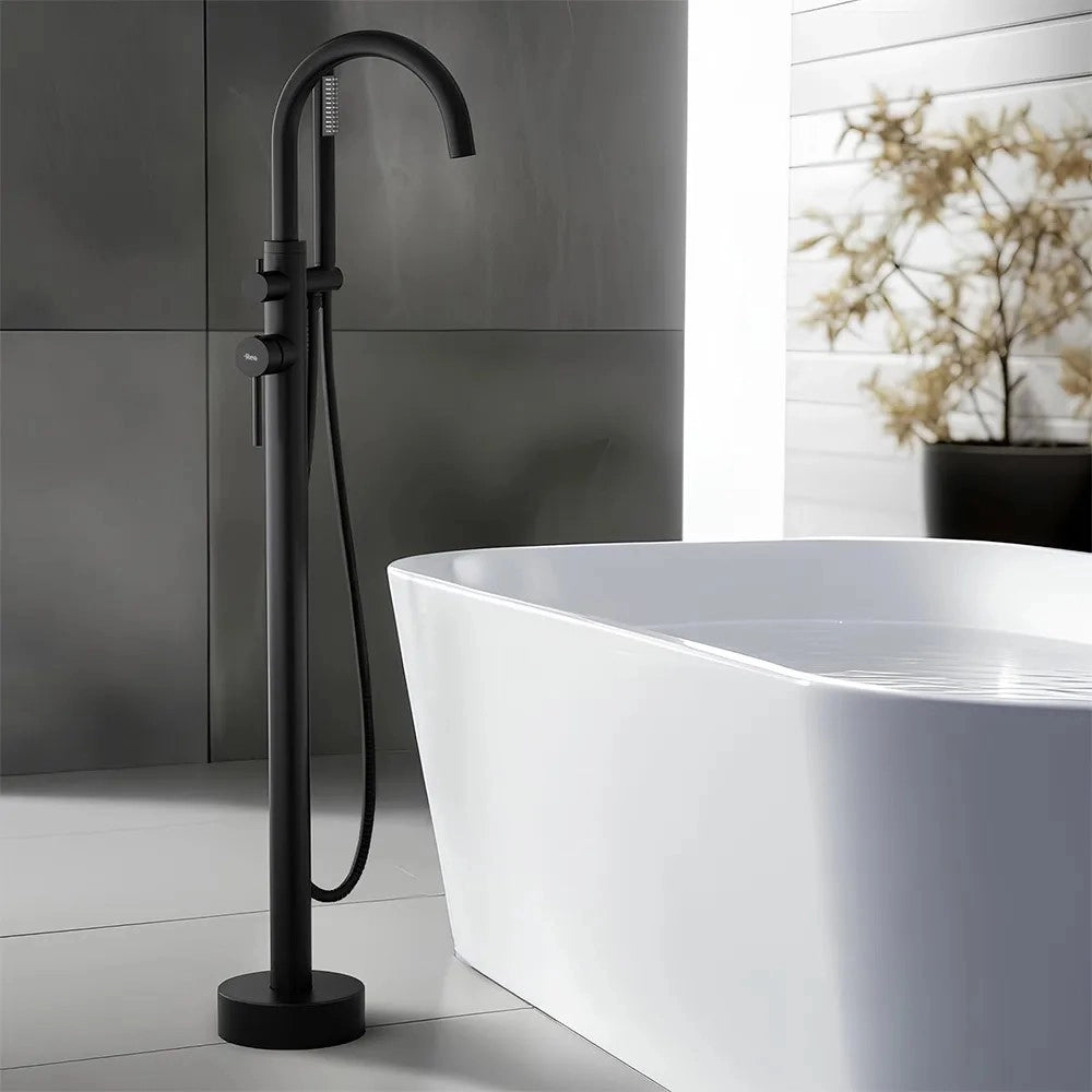 Rubinetto Indipendente Rea Lungo Black