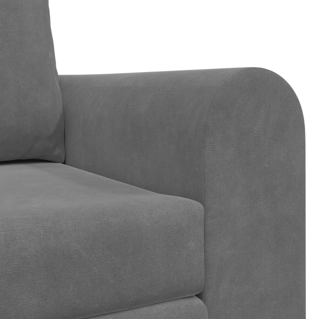 Divano letto Grigio scuro 148 x 71 x 83 cm Velluto 4106685