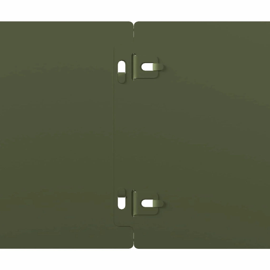 Bordura per Prato 30 pz 15 x 103 cm Acciaio Verde Oliva 8014181