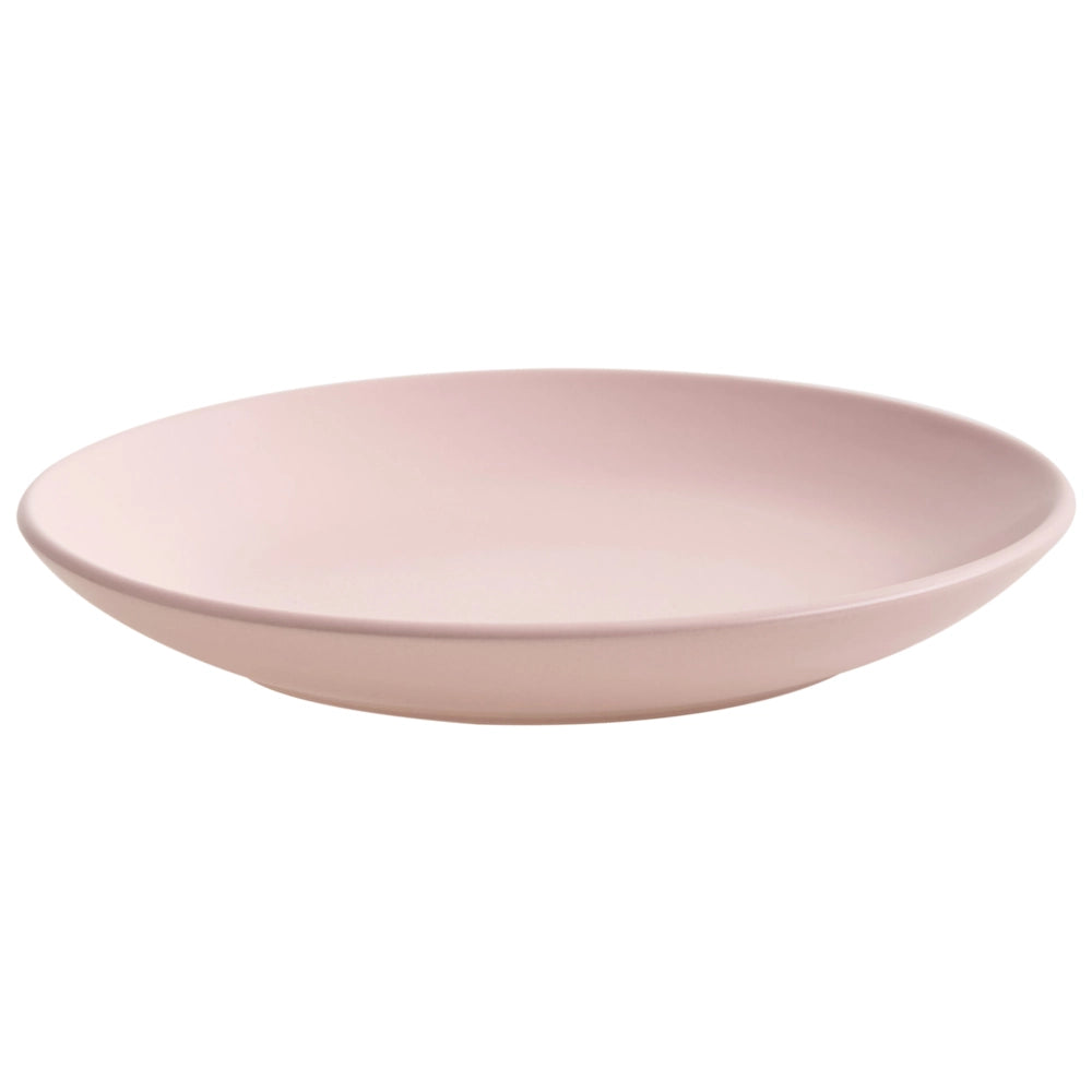 Set di 18 piatti in gres rosa con finitura smaltata a mano per 6 persone cucina e sala da pranzo
