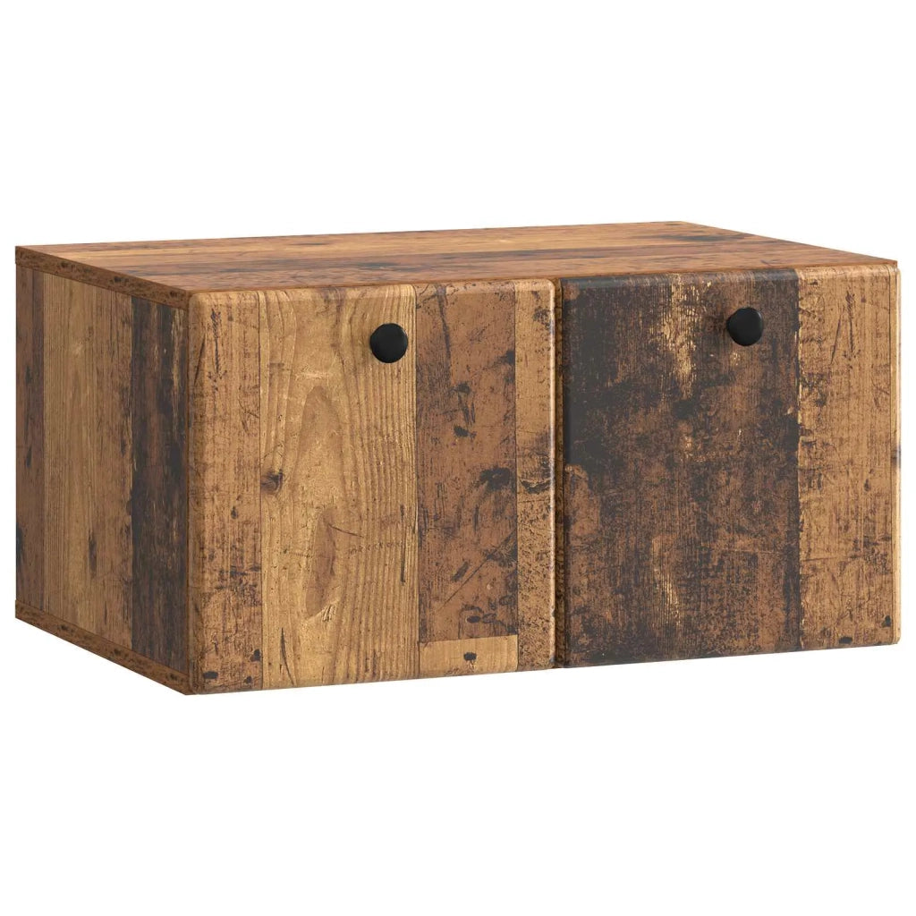 Mobile Porta TV da Muro 59,5 x 41 x 30 cm Legno antico 899193