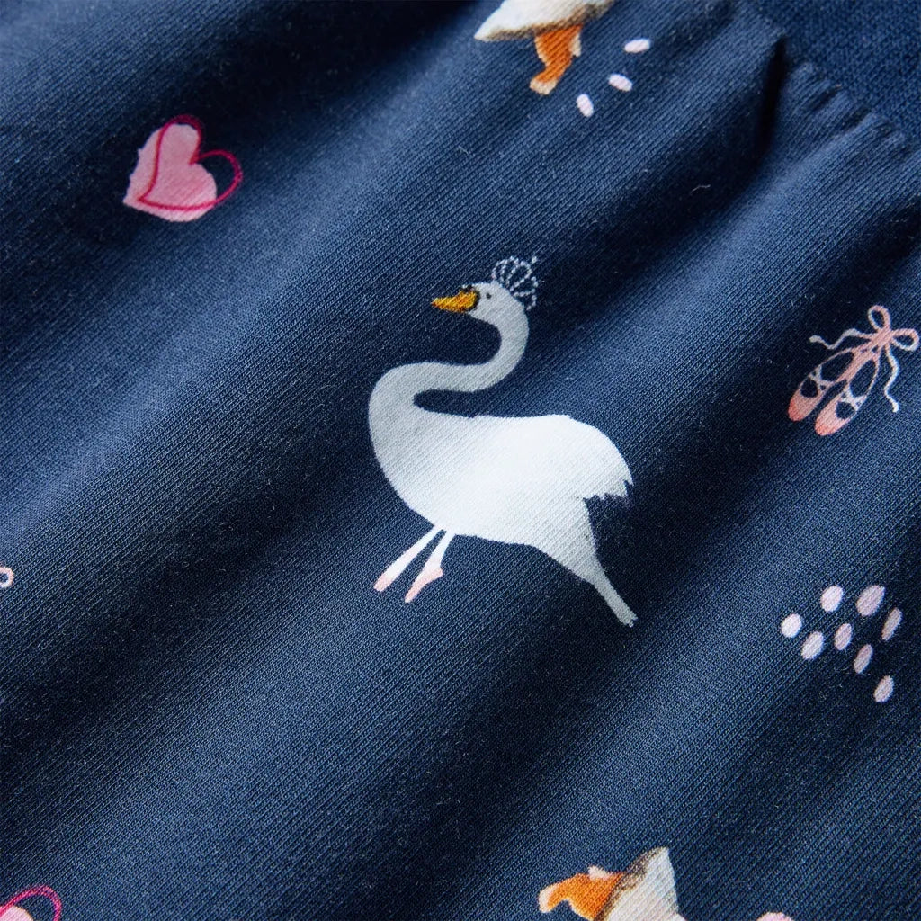 Abito da Bambina a Maniche Lunghe Blu Marino 116 CFW7542369
