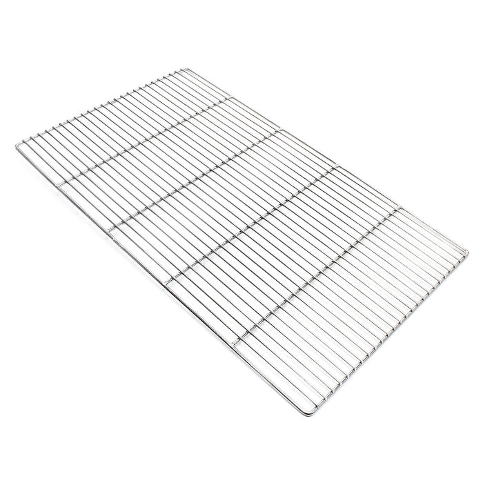 Griglia rettangolare in acciaio inox 67 x 40 cm per barbecue a carbone e a gas