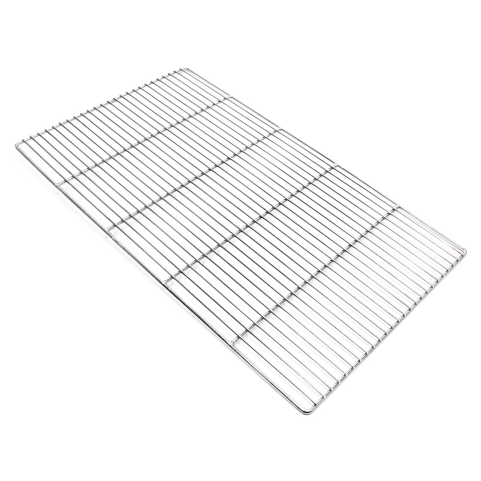 Griglia rettangolare in acciaio inox 67 x 40 cm per barbecue a carbone e a gas