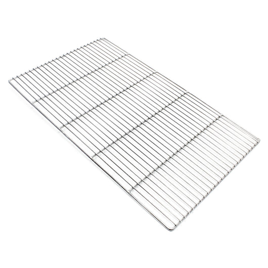 Griglia rettangolare in acciaio inox 67 x 40 cm per barbecue a carbone e a gas