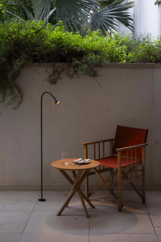 LILY 1190 Lampada paletti muro nero 24V