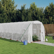 Serra con Telaio in Acciaio Bianco 44 mÂ² 22x2x2 m