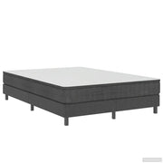 Letto matrimoniale | Letto per adulti | Letto a Molle Grigio in Tessuto 160x200 cm
