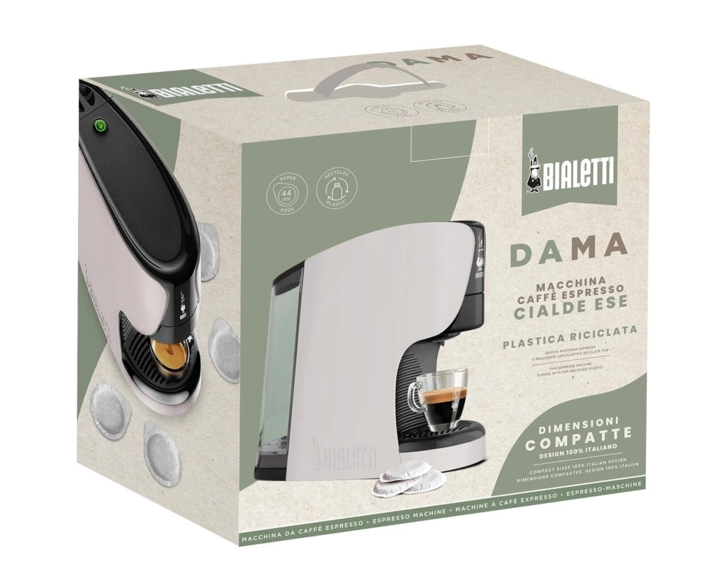 Bialetti Bundle DAMA Cialde ESE Grey con 30 Cialde ESE 44mm