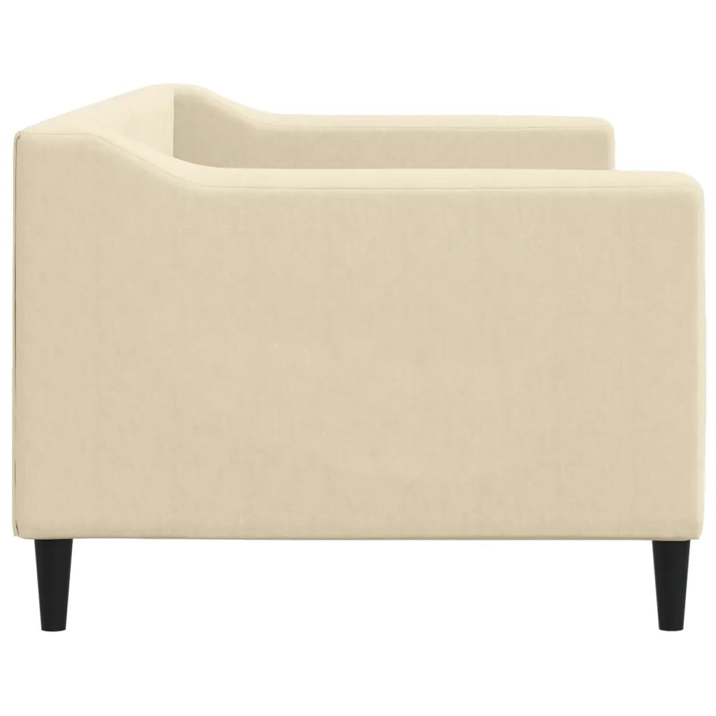 Letto da Giorno Crema 80x200 cm in Tessuto 354160