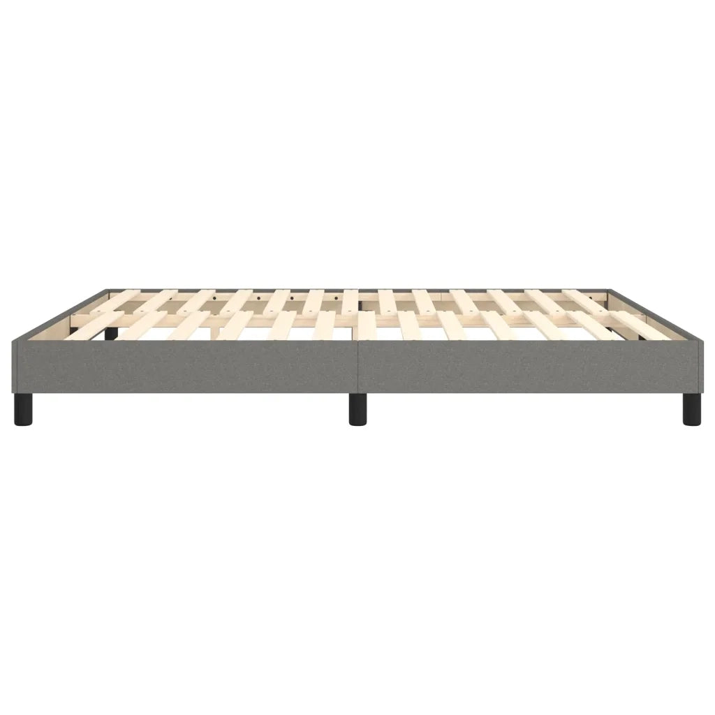 Struttura Letto a Rete a Molle Grigio Scuro 180x200 cm Tessuto 3120533