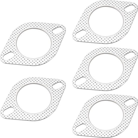 Flangodinamico per scarico - alettatura metallica - anello rinforzato - 63-64 mm - 5 pezzi - veicoli a motore.