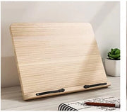 Libreria multifunzionale regolabile, lettino, supporto per libri e libri di cucina, libreria per libri di studio, sostegni per libri fissi per la cucina, tavolo da pranzo in legno, 34 * 24 cm