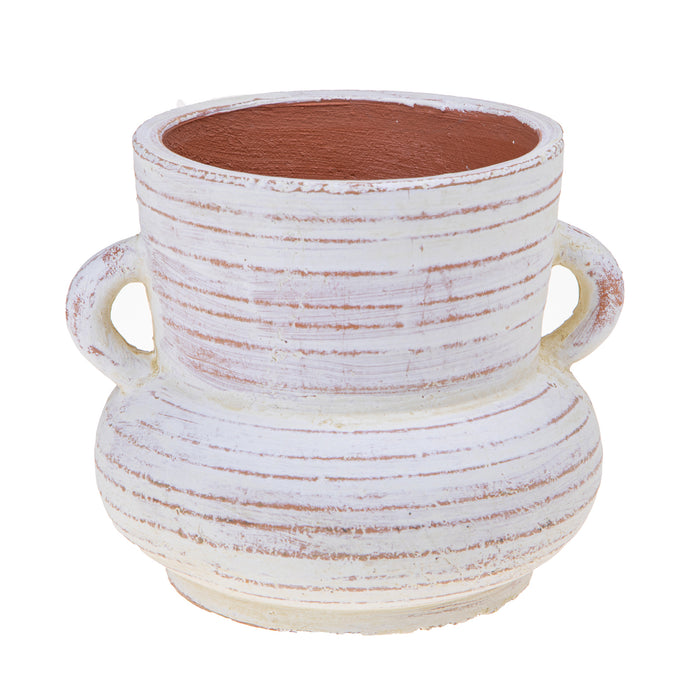 Vaso con Manici Ø 23,5 H 19 cm