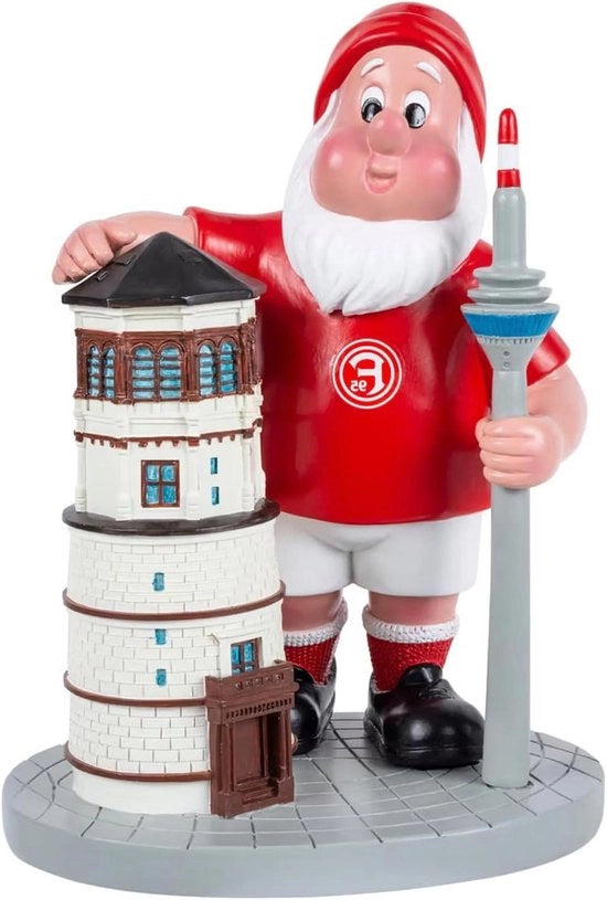 Figura di giardino in resina poliesterica - Torre per televisore - 17 x 13 x 235 cm