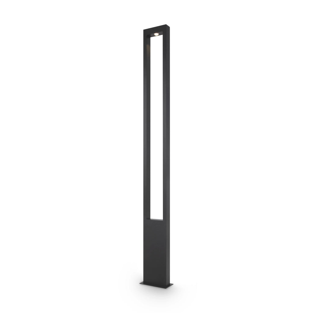 Maytoni Lampada da terra moderna Bonn 1 luce LED integrato IP65 grafite metallo