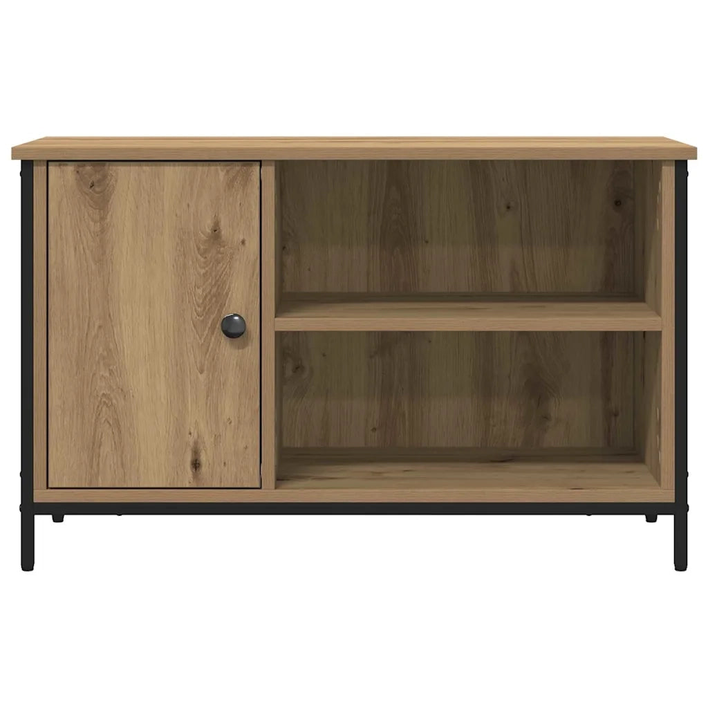 Mobile TV-Credenza per TV-Console TV rovere artigianale 80 x 40 x 50 cm Legno multistrato