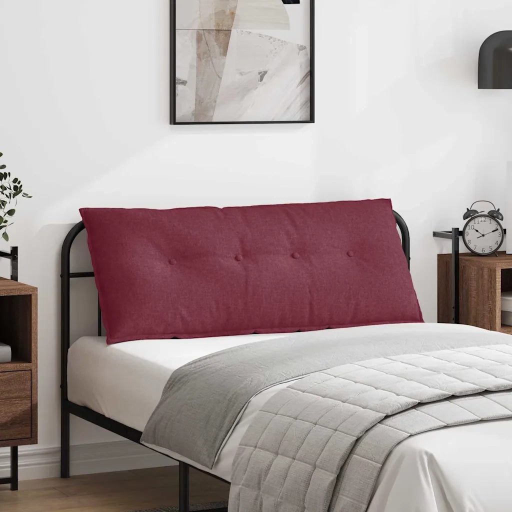 Cuscino per Schiena | Cuscino dorsale Rosso Vino 120 x 19 x 50 cm Tessuto