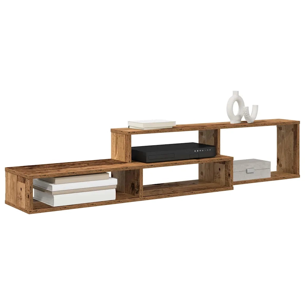 Supporto per TV aparete-Mensole a Muro 150x25x28,5cm Legno multistrato 588214
