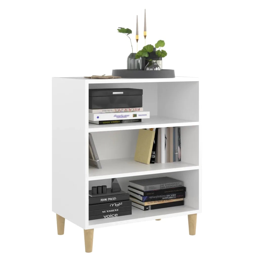 Credenza Bianca 57x35x70 cm in Legno Multistrato 806049