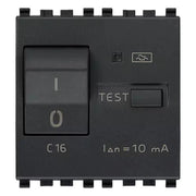 VIMAR EIKON - INTERRUTTORE AUTOMATICO MAGNETOTERMICO DIFFERENZIALE 1P+N C 16, 120-230 V 10MA GRIGIO
