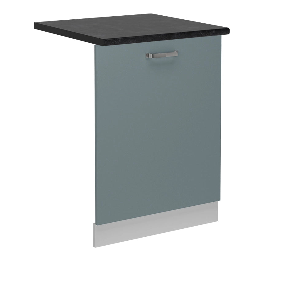 Pannello frontale della lavastoviglie R-Line Grigio-blu/Bianco 60 cm, PL Antracite Vicco