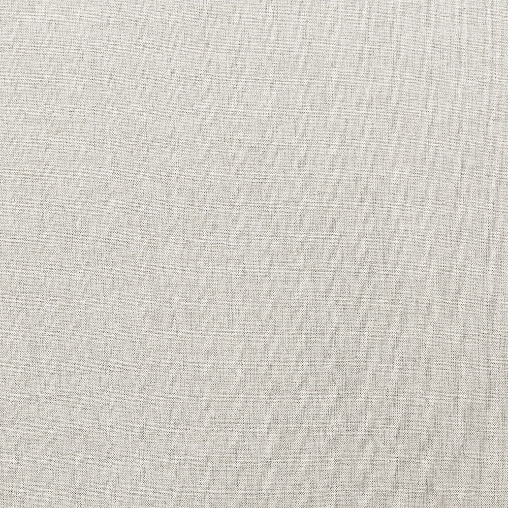 Set di 2 sedie da pranzo in tessuto beige chiaro imbottito con gambe nere Stile retrò Mobili per il soggiorno