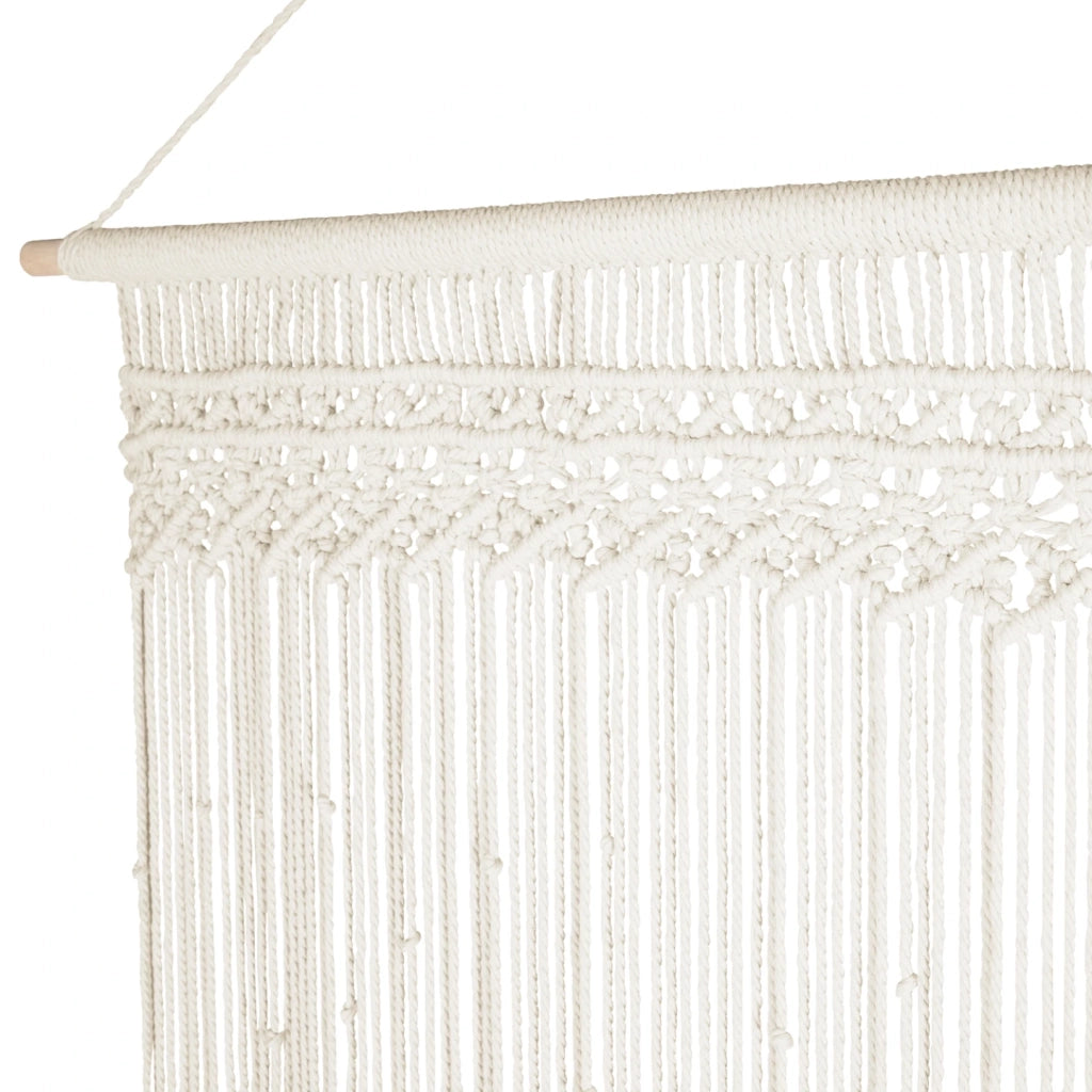 IDMarket - Tenda 90x200 cm in macramè bohémien
