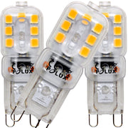 Lampadina LED SMD G9 2,5W 180lm calda 3000K 3pz Polux