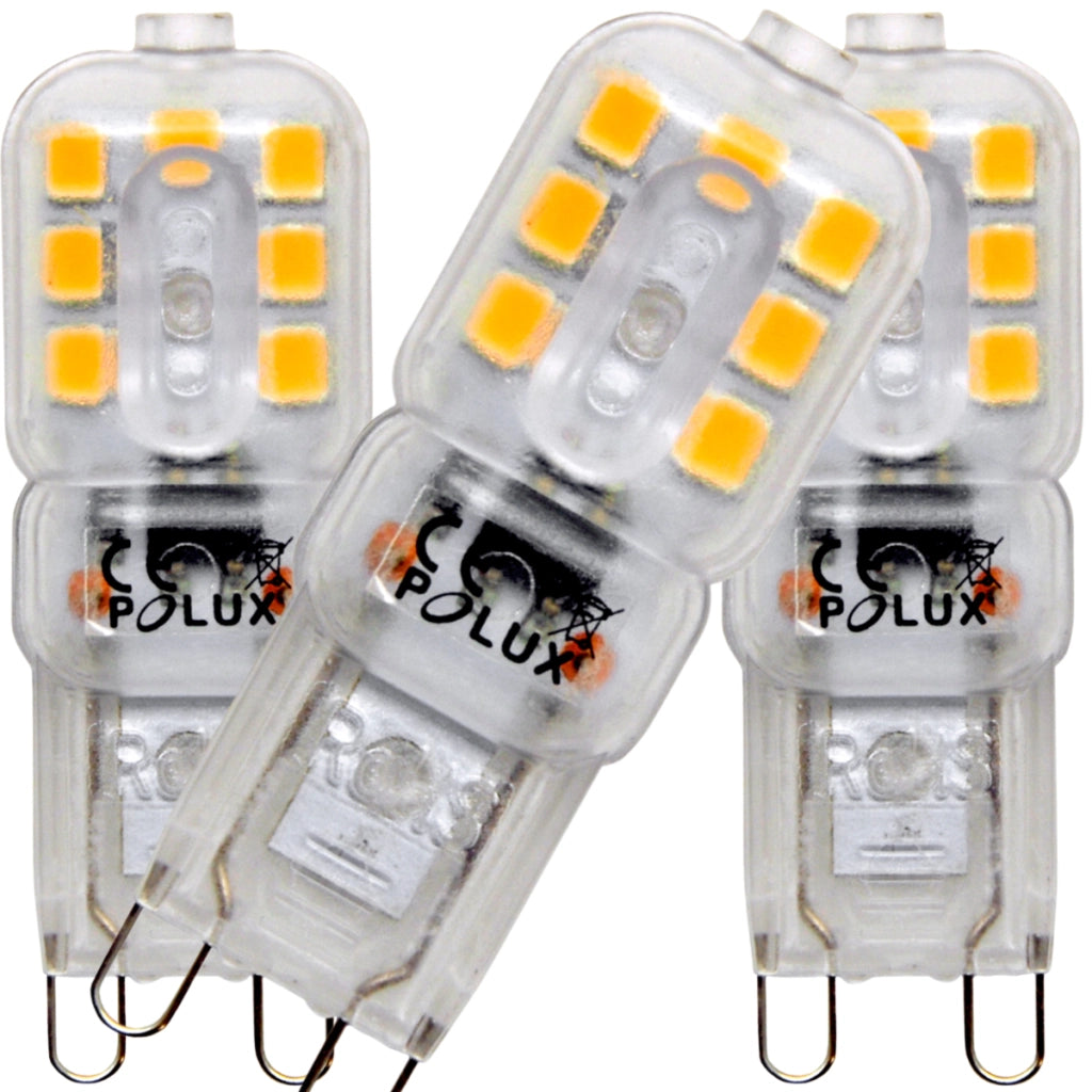 Lampadina LED SMD G9 2,5W 180lm calda 3000K 3pz Polux