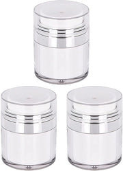 Dispensatore senza aria - Pompadispenser portatile - Vacuùm flacone - Transparente - Dispensatore crema - Ideale per la cura della pelle e per viaggi