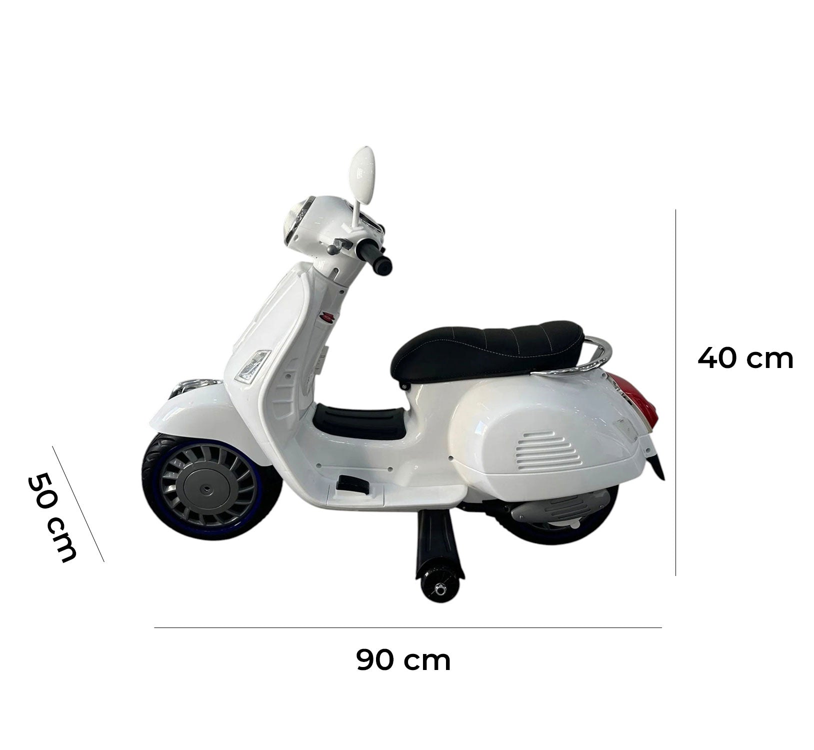 Scooter Elettrico per Bambini Happy 12V Bianco
