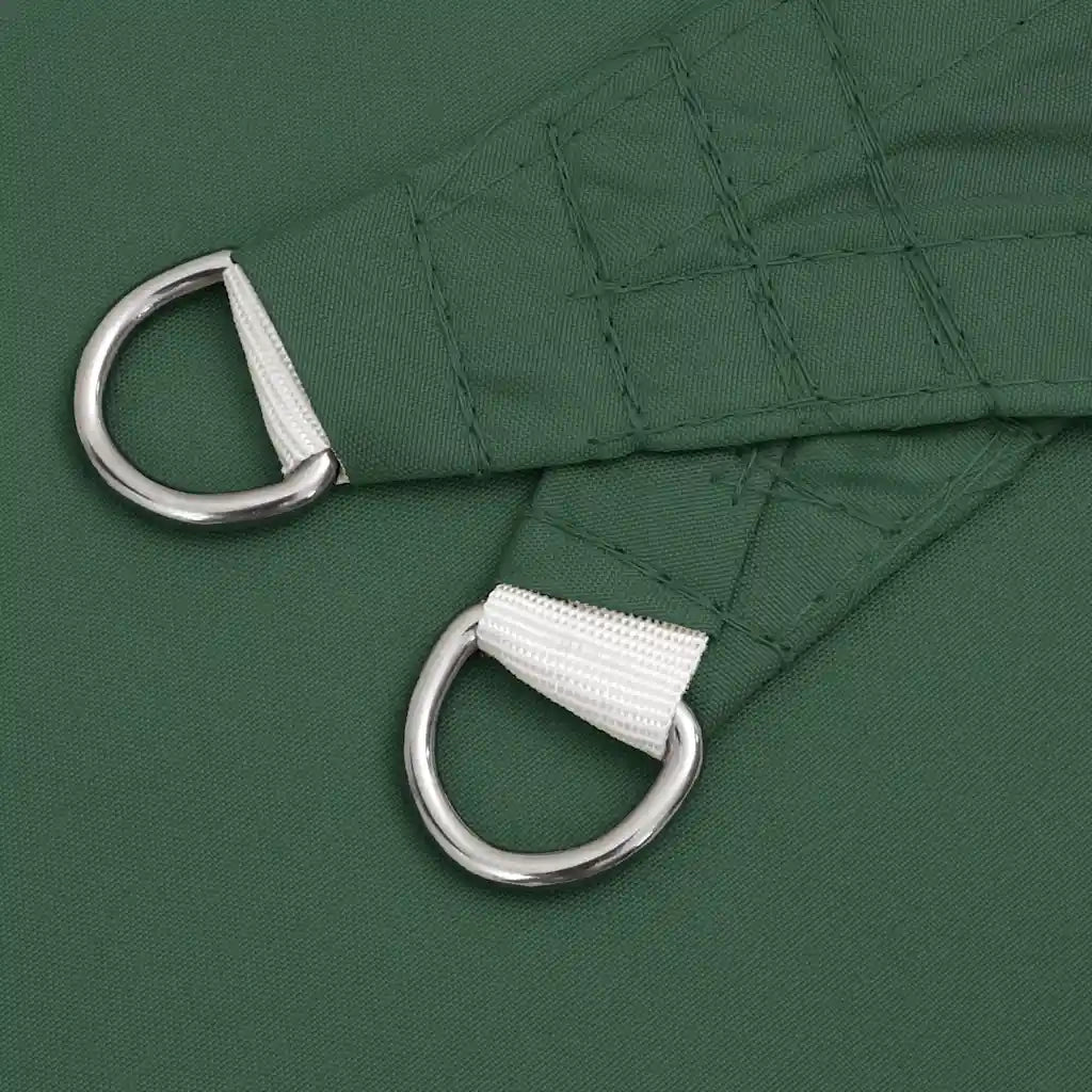 Vela Parasole | Telo Ombra | Vela da ombra Verde Scuro 7x5x5 m 100% Poliestere Oxford