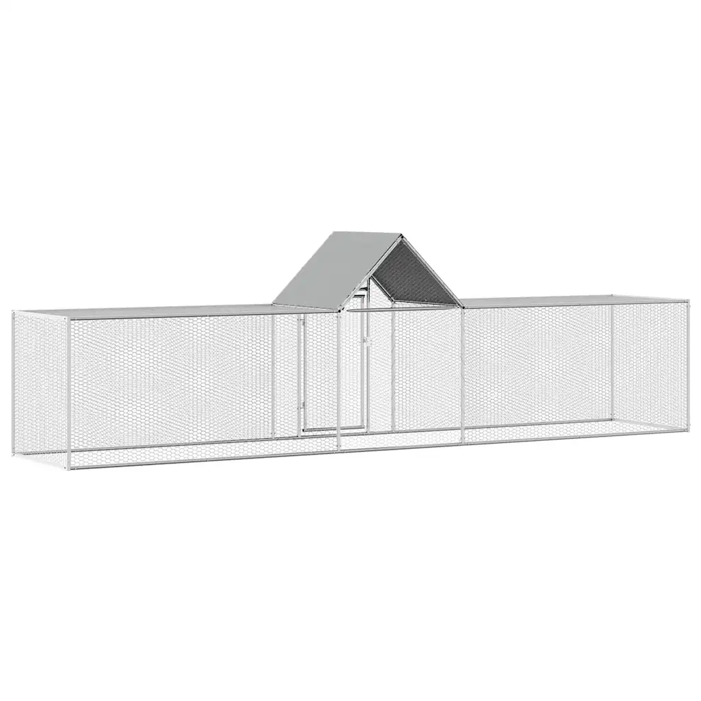 Pollaio 5x1x1,5 m in Acciaio Zincato CFW4658419