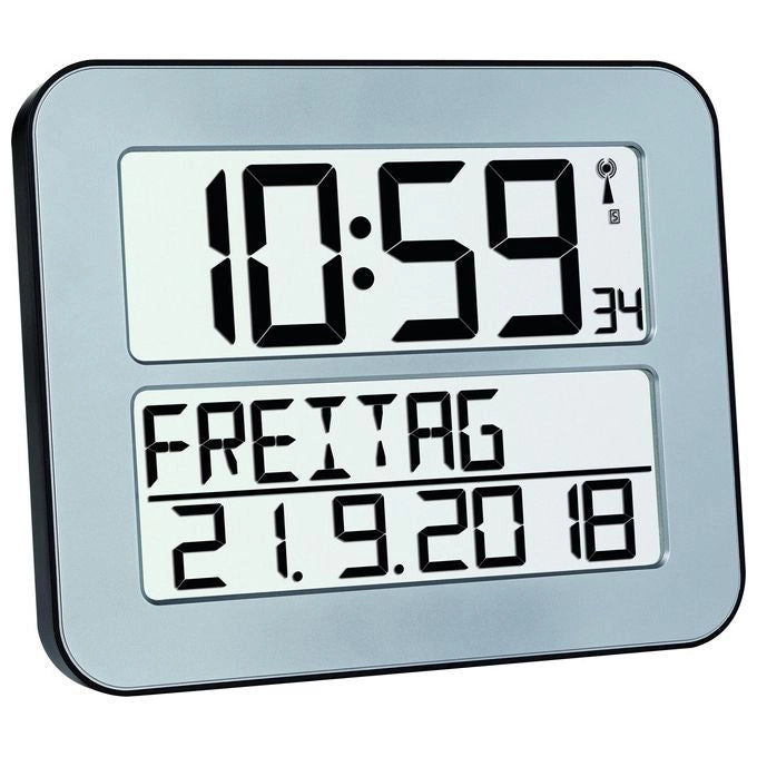 TFA-Dostmann 60.4512.54 sveglia Sveglia digitale Argento