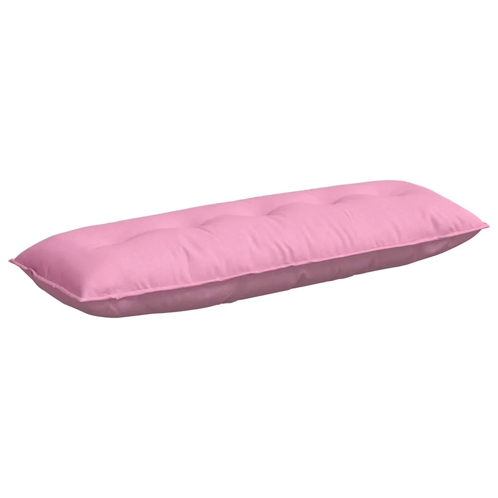 Cuscino per Schiena Rosa 140 x 19 x 50 cm Tessuto