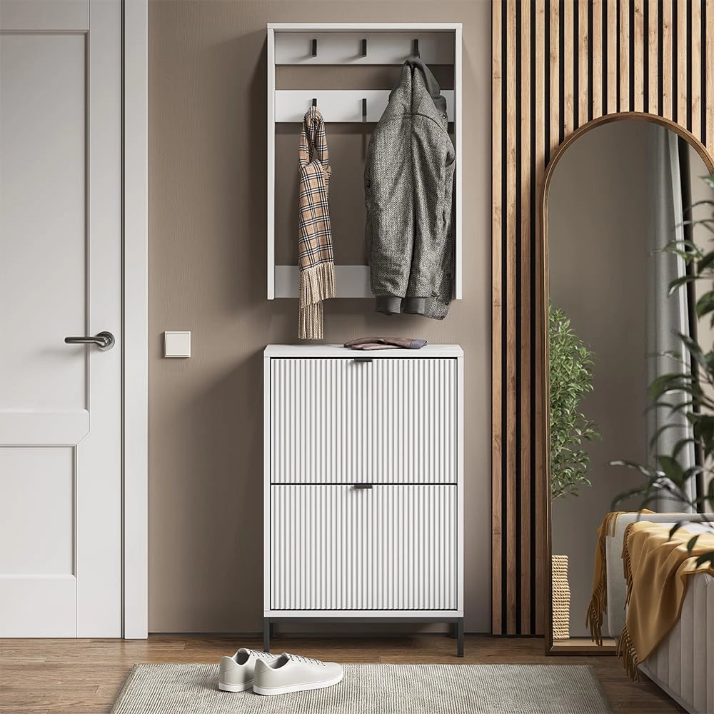 Vicco Armadio Eliza, Bianco, 60 x 92 cm Set, 2 parti