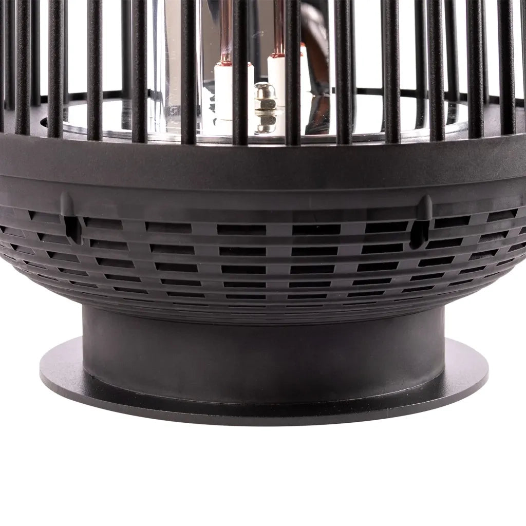 Sunred Lampada Riscaldante da Tavolo Indox 1200 W Alogeno Nero 441217