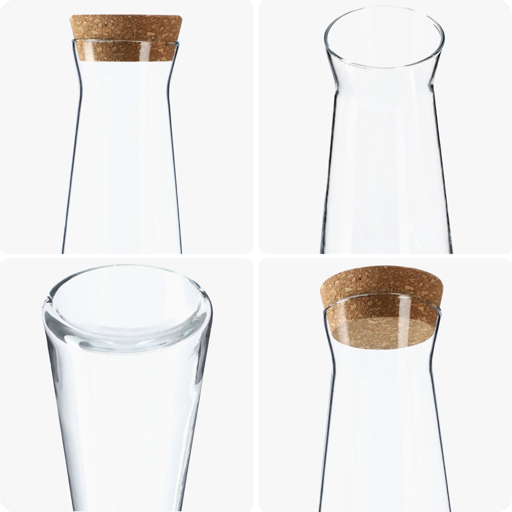 Caraffa KADAX da 1 litro, bicchiere da vino o brocca per limonata e succo di frutta.