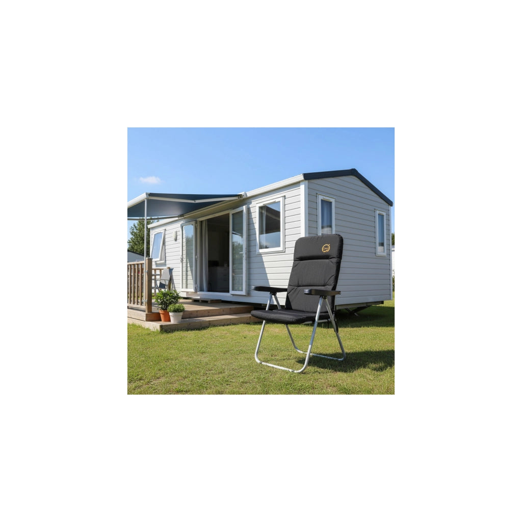 Sedia comfort da campeggio pieghevole - O'Camp - Multi-posizionale - Dimensioni: 70 x 62 x 105 cm