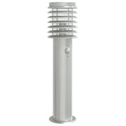 Lampada da Terra per Esterni Sensore Argento 60 cm in Acciaio CFW5510954