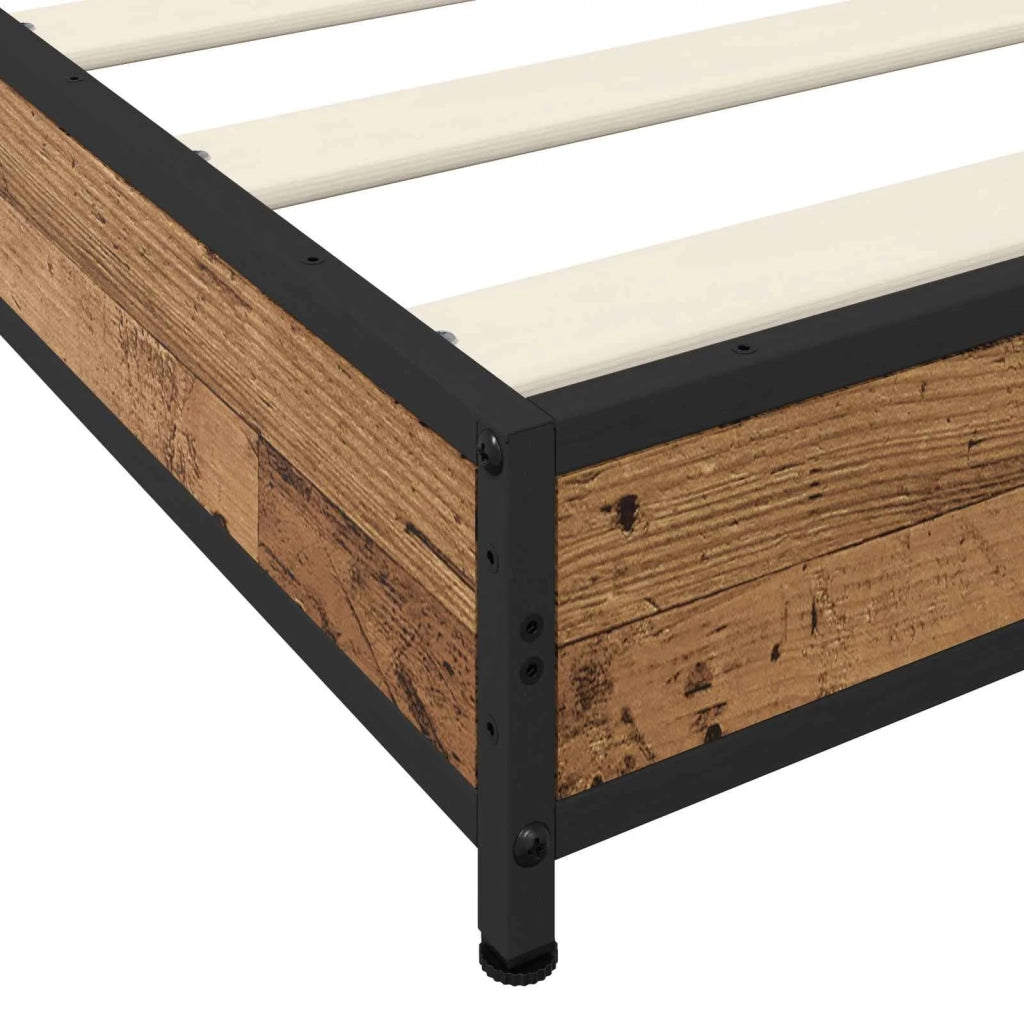 Struttura del letto Legno antico 80 x 200 cm